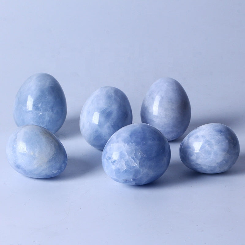 Blue Calcite Eggs Quartz Crystal