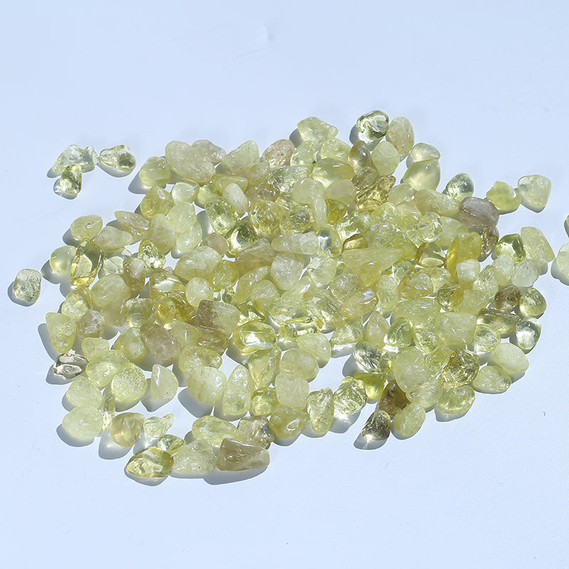 Lemon quartz gravel crystal gift 1kg