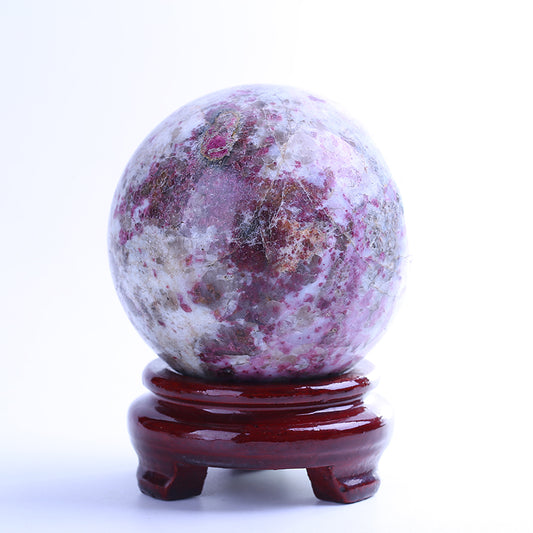 Plum Stone Crystal Ball