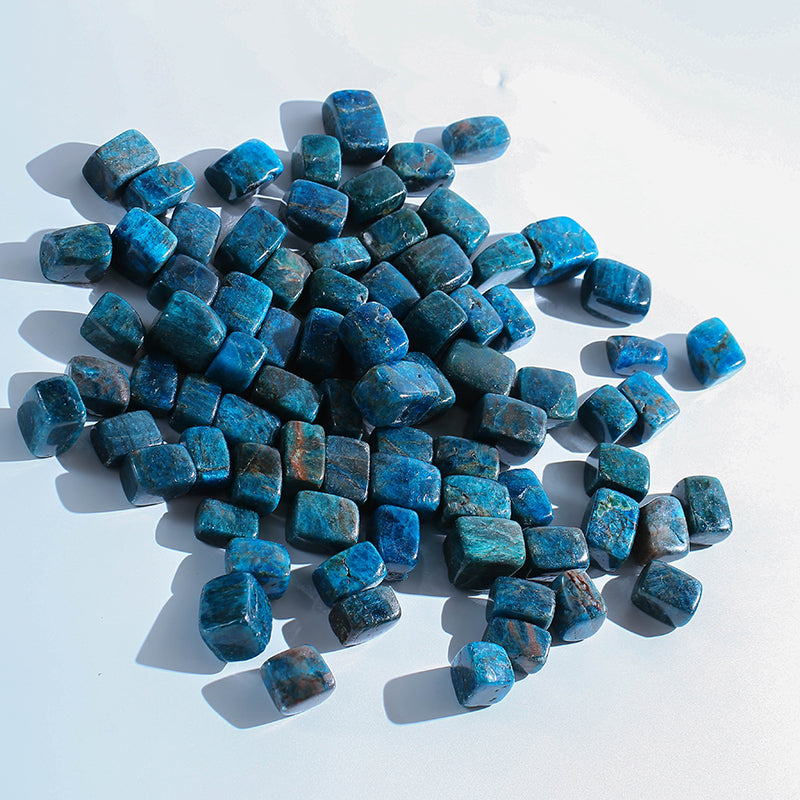 Natural Blue Apatite Quartz Crystal