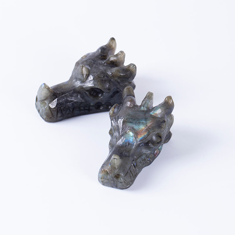 Natural Labradite Stone Shitei Crystal Hand Carved Faucet