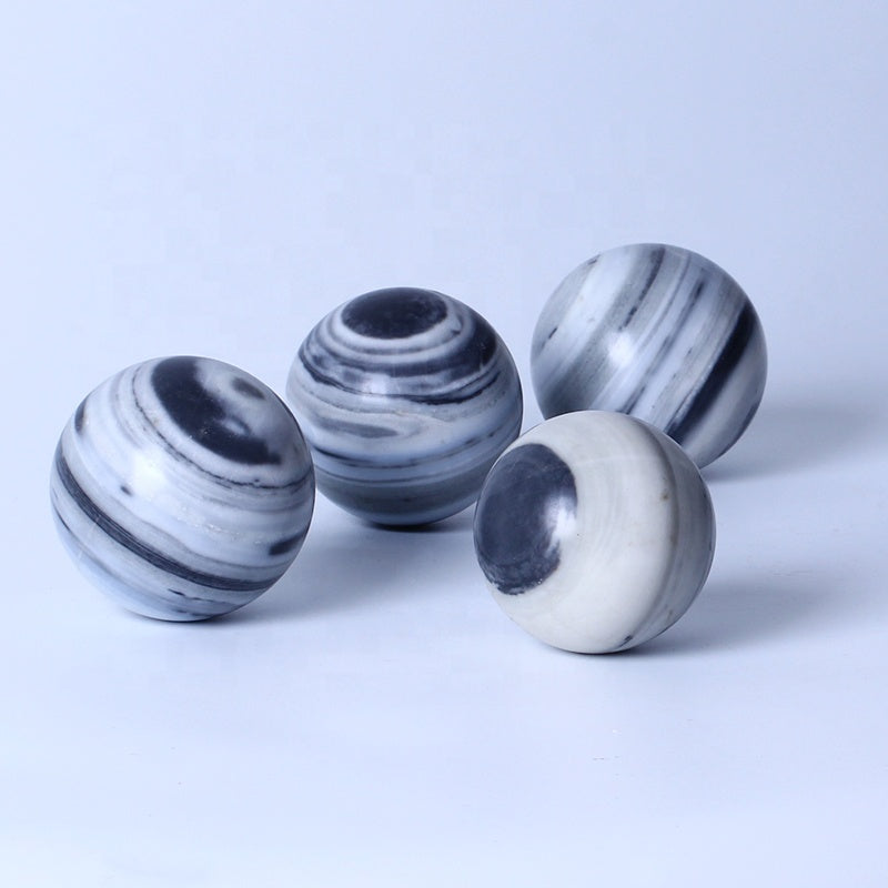 Natural Healing Crystal Ball Polished Tai Chi Stone Crystal Sphere Crystal Crafts For Home Decoration