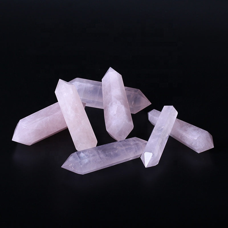 High quality rose quartz tower crystal 1kg