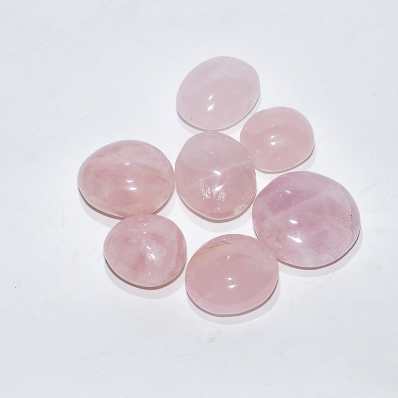 Roca de palma de cristal de piedra rosa
