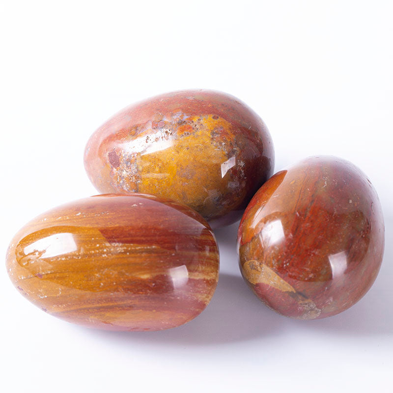 Curación natural con cristales de huevo de jaspe oceánico