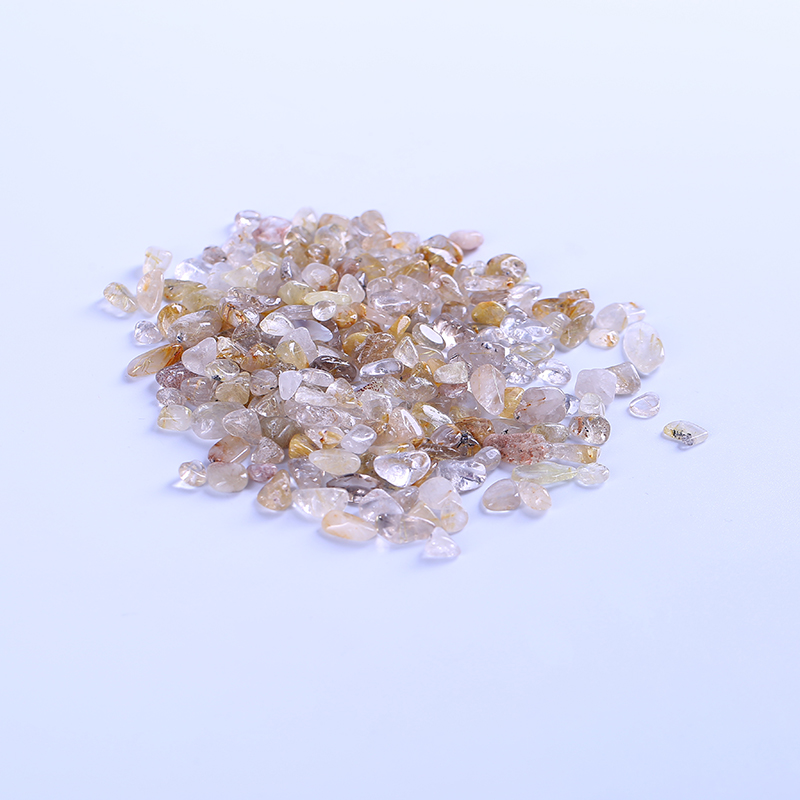 Grava de cuarzo de aceite de fruta de petróleo curativo con cristales naturales