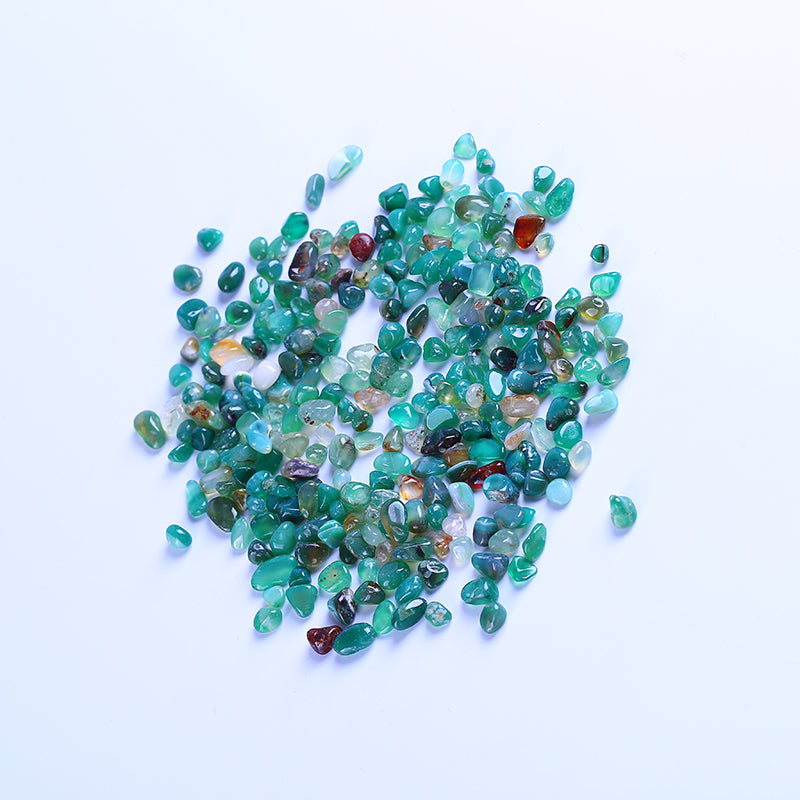 Green agate rolling stone gravel