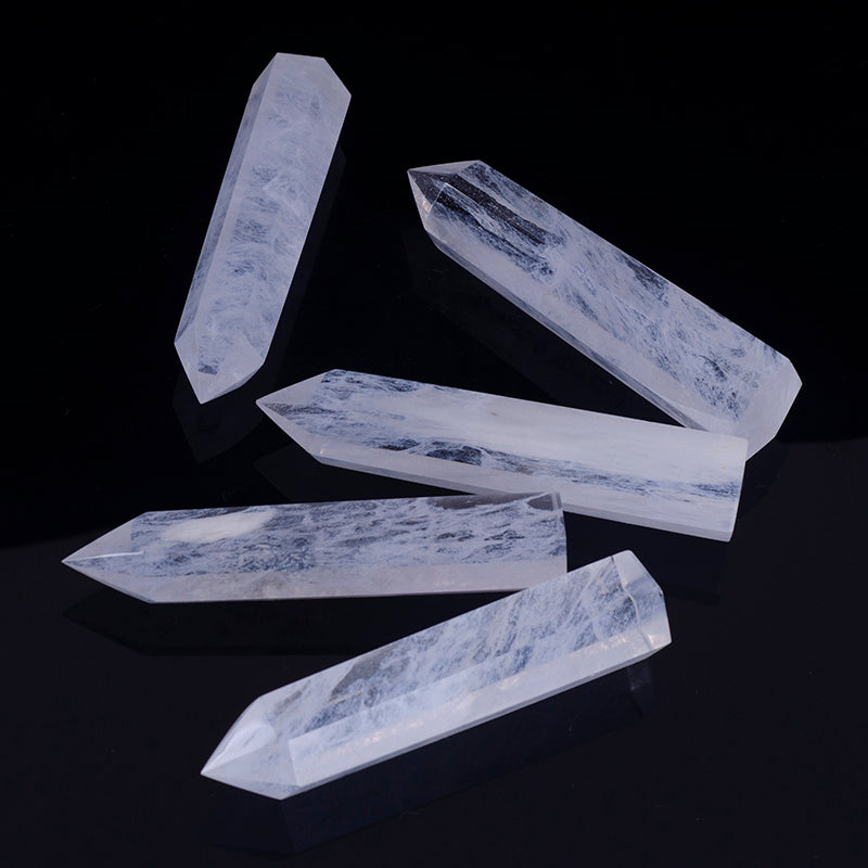Melting Beautiful Crystal White Smelting Stone Crystal Wand