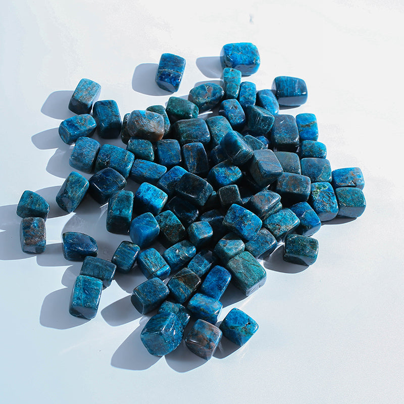 Natural Blue Apatite Quartz Crystal