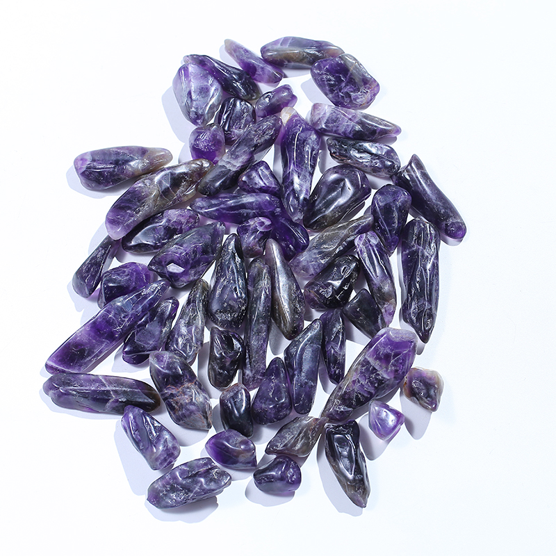 Venta al por mayor de grava de pulido de cristal de amatista de piedras preciosas naturales de alta calidad