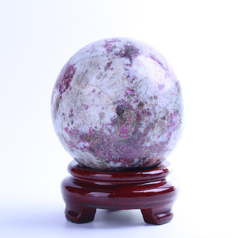 Plum Stone Crystal Ball