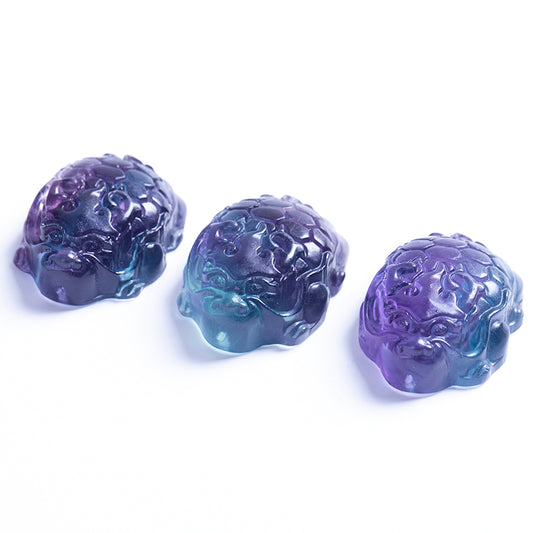 Venta al por mayor hermoso colgante de cristal de fluorita Natural tallado en cristal de fluorita arcoíris Animal