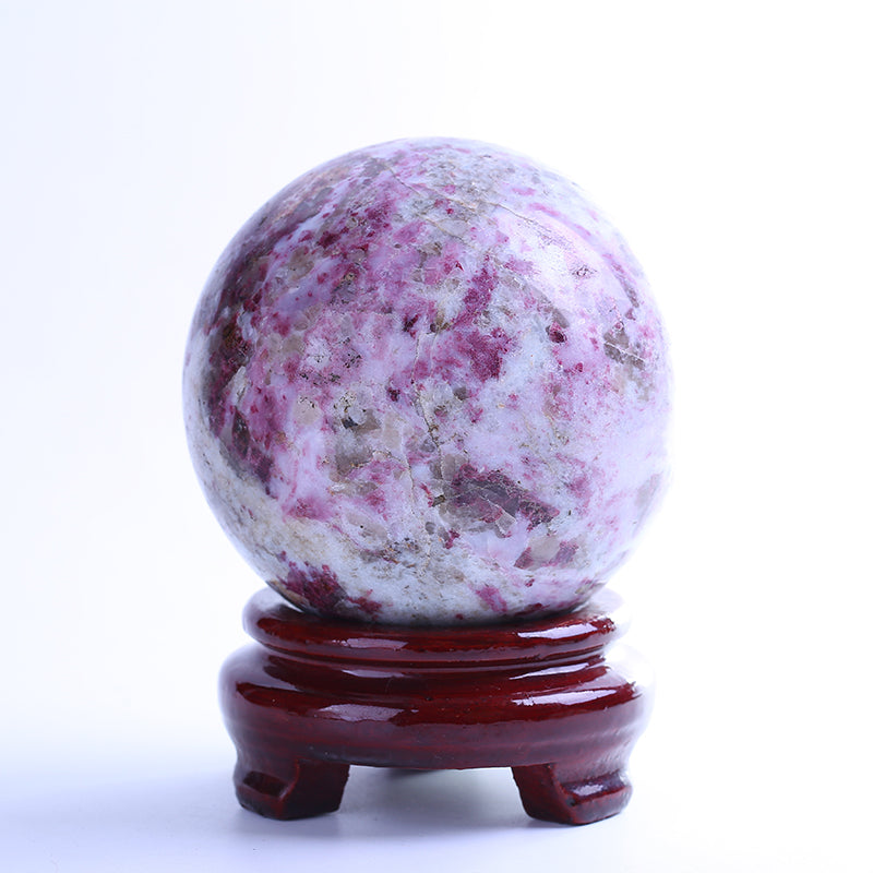 Plum Stone Crystal Ball