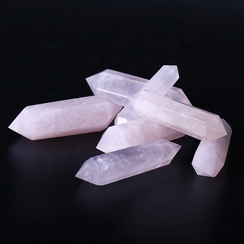 High quality rose quartz tower crystal 1kg