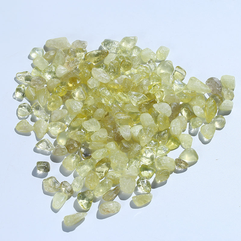 Lemon quartz gravel crystal gift 1kg