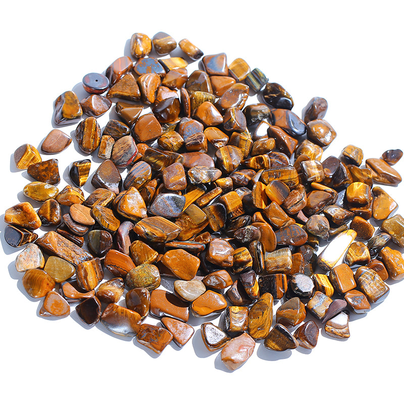 Natural Tiger Eye Polish Quartz Crystal Gravel