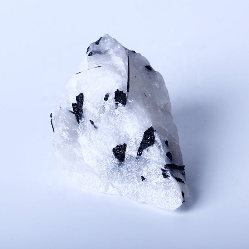 Natural Healing Chakra Reiki Raw Gemstone Black Tourmaline Rough Stone For Decoration