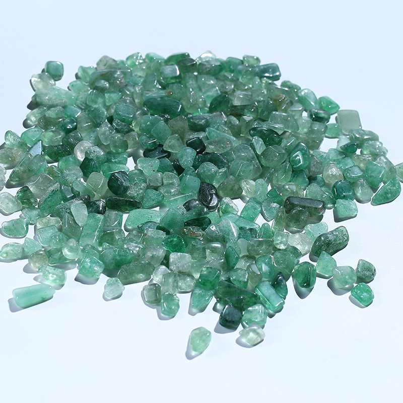 High quality natural green feather stone