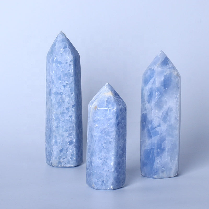 High quality blue square album crystal tower