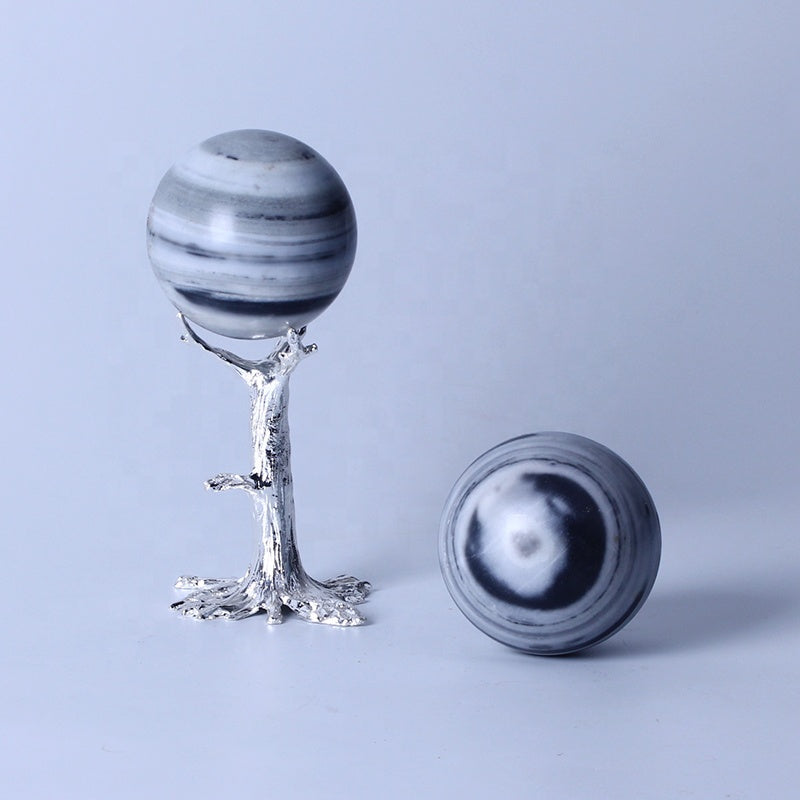 Natural Healing Crystal Ball Polished Tai Chi Stone Crystal Sphere Crystal Crafts For Home Decoration