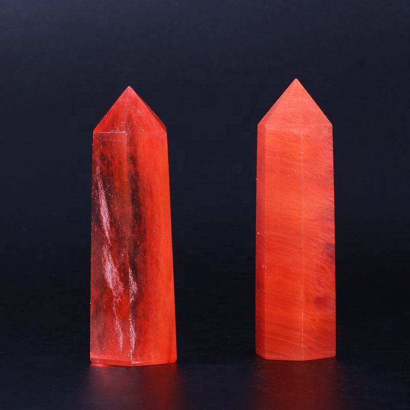 Red Smelting Stone Cap Crystal Crystal Tower