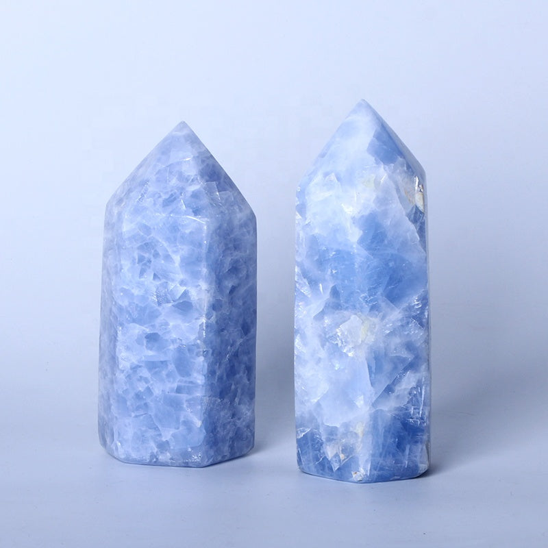High quality blue square album crystal tower