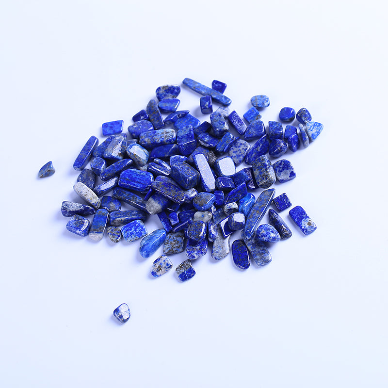 Lapis lazuli gravel for aquarium decoration