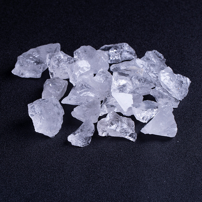 Grava de cristal de cuarzo blanco cristal natural