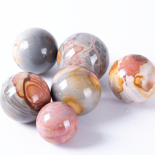 Natural multi-color ocean clear water crystal ball