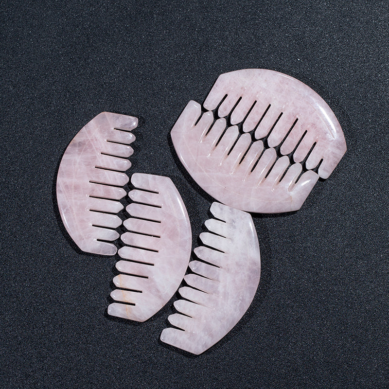 Crystal massage comb