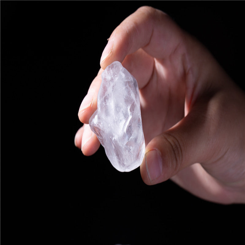 Grava de cristal original blanca.