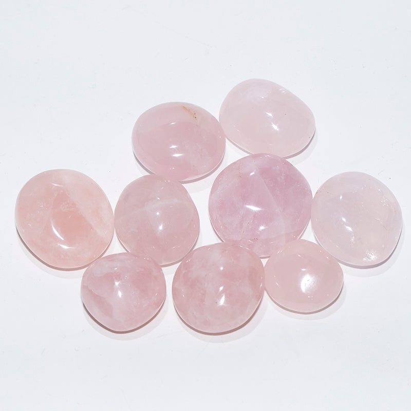 Roca de palma de cristal de piedra rosa