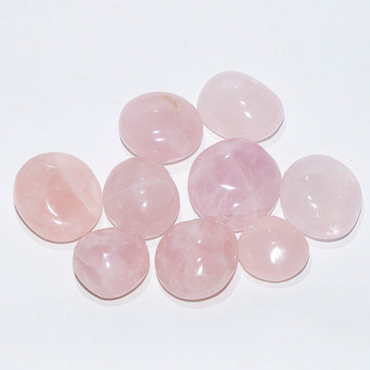 Roca de palma de cristal de piedra rosa