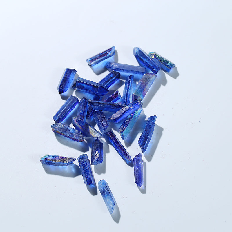 Natural Crystal Wands Point Aura Angel Blue Crystal Point Healing for Pendant
