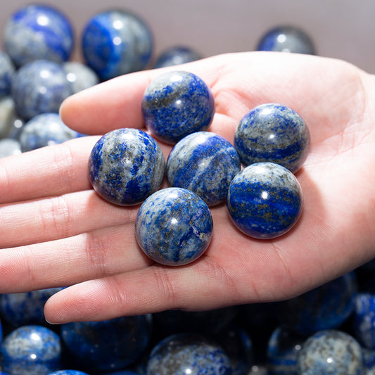 Lapis lazuli quartz crystal spherical ball
