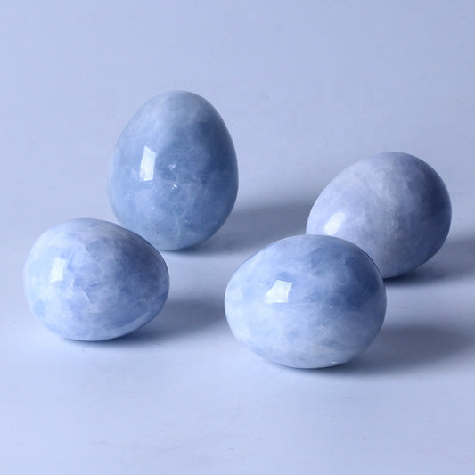 Blue Calcite Eggs Quartz Crystal