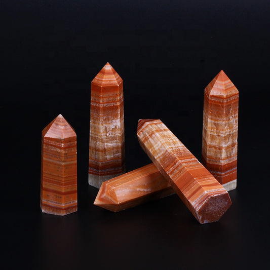 Pork stone rod pole quartz crystal tower
