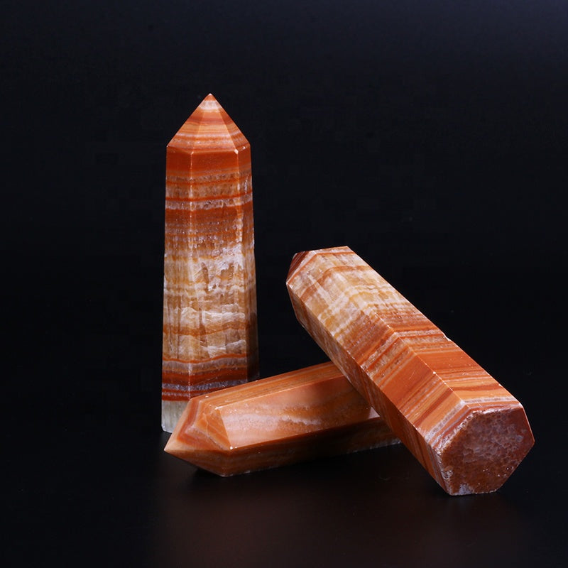 Pork stone rod pole quartz crystal tower