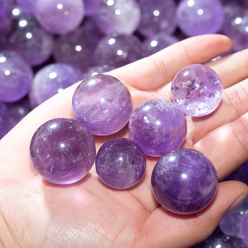 Purple crystal crystal ball