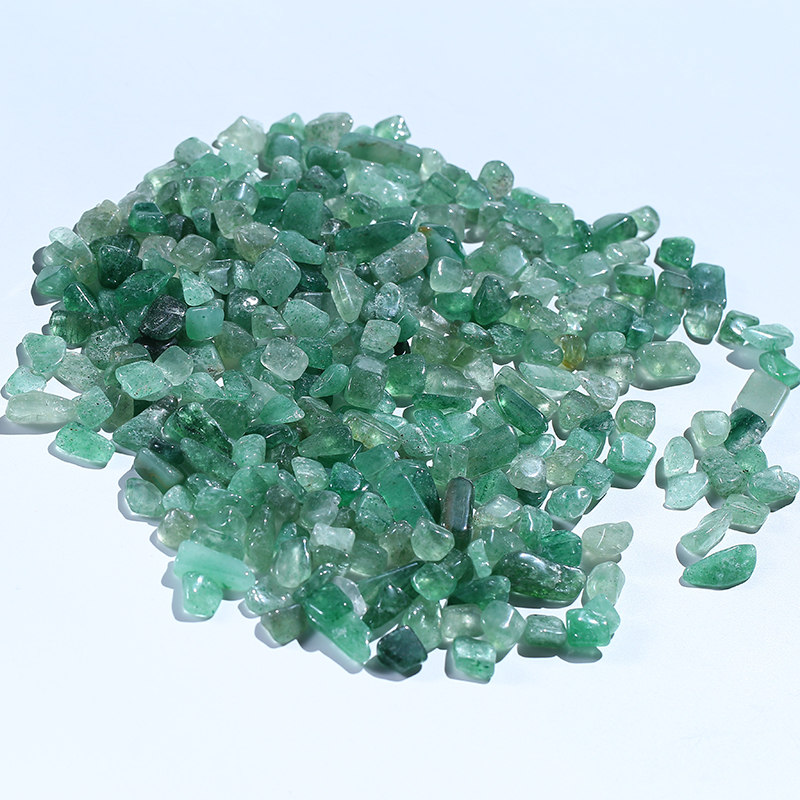 High quality natural green feather stone