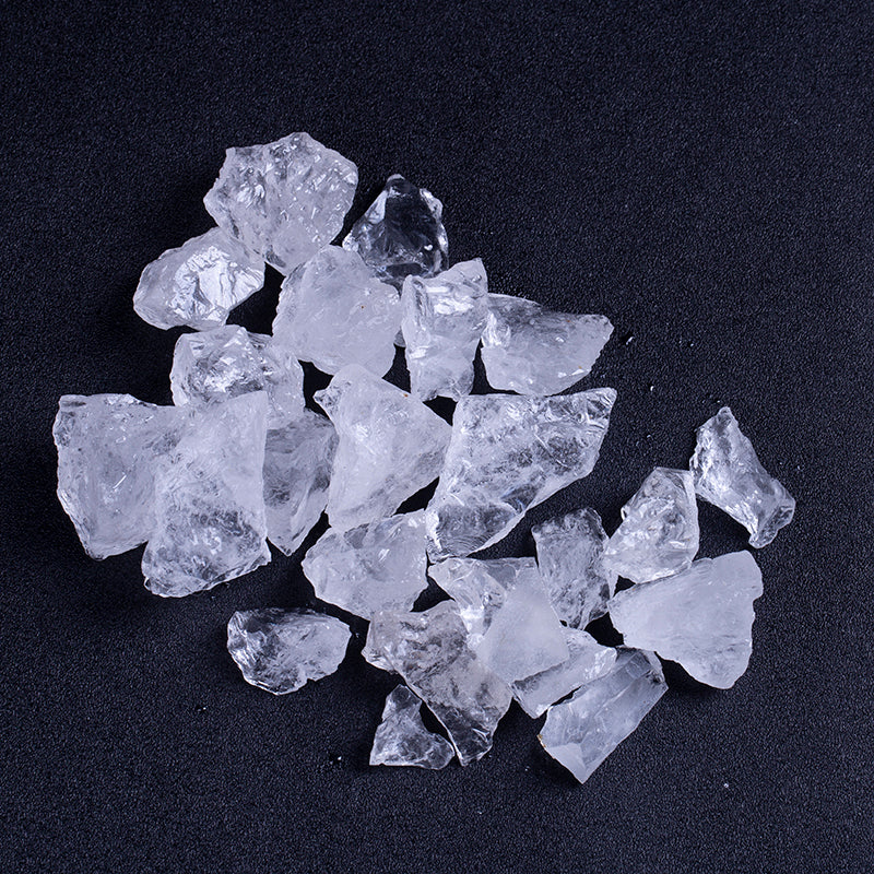 Grava de cristal de cuarzo blanco cristal natural