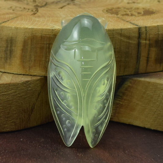 Oriental Liaoning Xiuyan Jade cicada pendant natural boutique Xiuyan Jade cicada Pendant