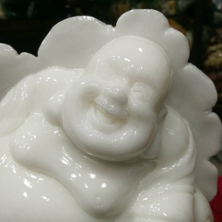 Oriental Xiuyu Big Belly Maitreya Buddha Decoration Natural Lucky Entrance Living Room Decoration