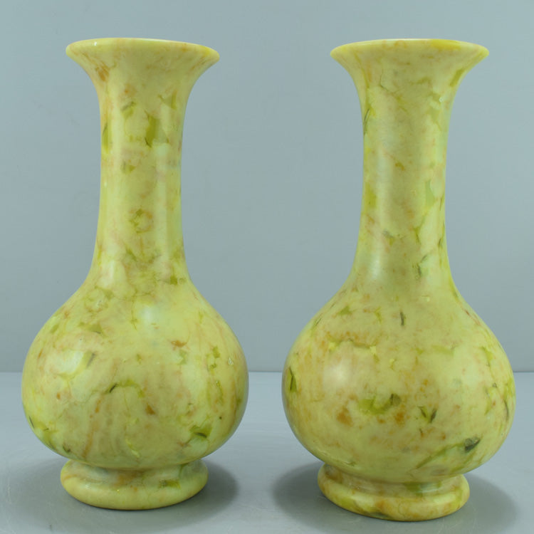 Oriental natural jade vase ornaments Liaoning Xiuyan Jade carving living room decoration