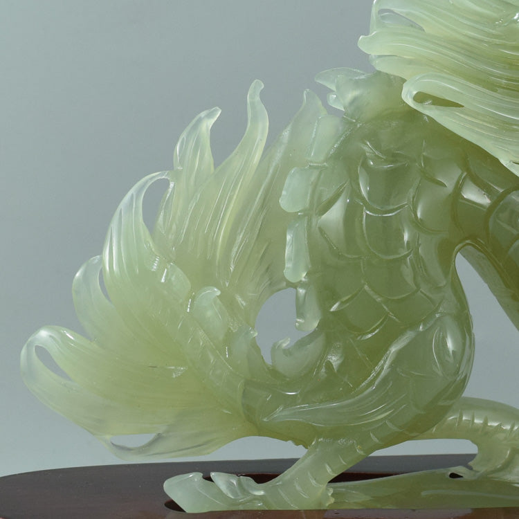 Oriental natural jade ornaments are good gifts for the feng shui office of the Dragon porch of the Chinese zodiac