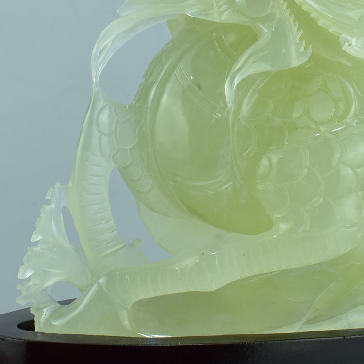 Adorno de joyería Oriental Xiuyu Qilin Liaoning Xiuyan Jade tallado natural joyería piedra original hogar feng shui jade