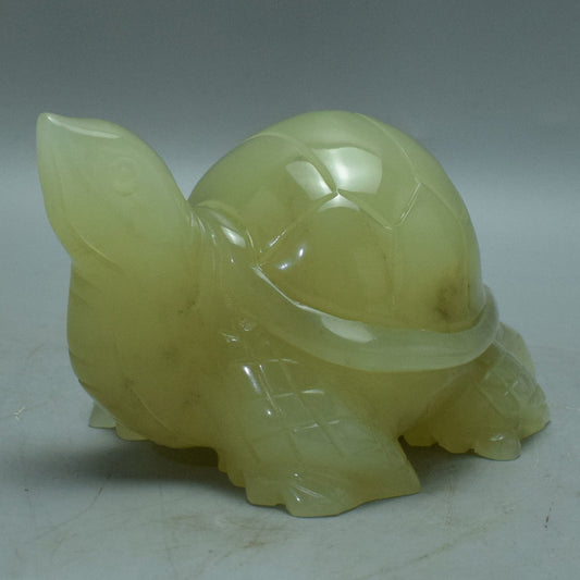 Oriental jade ornament natural jade longevity tortoise ornament Liaoning Xiuyan Jade healthy Feng Shui jade