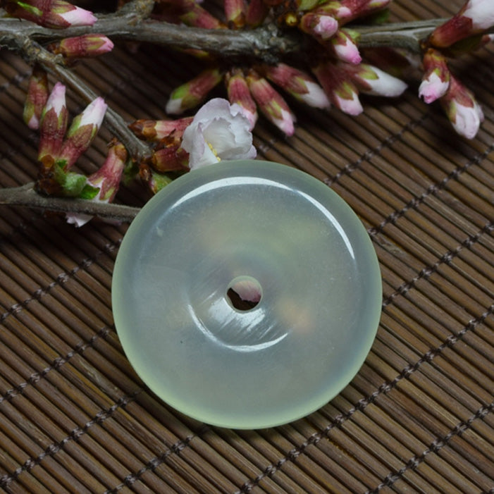 Colgante Oriental Xiuyu, colgante de jade, productos DIY, accesorios, jade, pequeña hebilla de seguridad, colgante artesanal