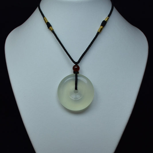 Colgante Oriental Xiuyu, colgante de jade, productos DIY, accesorios, jade, pequeña hebilla de seguridad, colgante artesanal