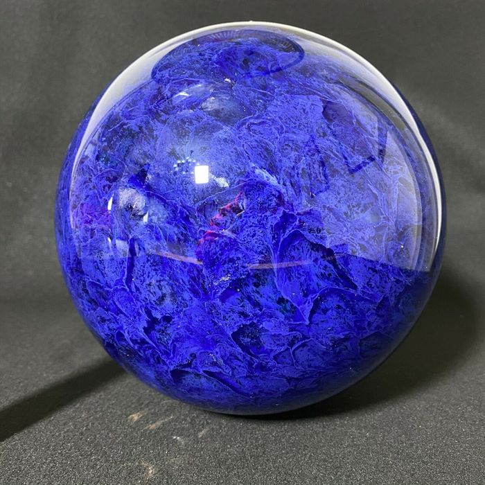 Esfera de cuarzo de alta calidad azul cielo Esfera de cuarzo de cristal de piedra de fundición azul